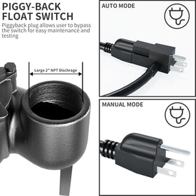 Lanchez thermal overload protection label indicates motor safety feature.
