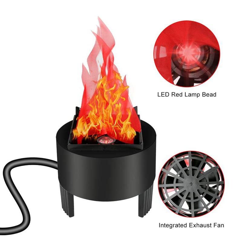 Lancoon premium ABS shell fire lamp emphasizing sturdy construction for events