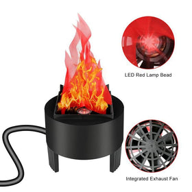 Lancoon premium ABS shell fire lamp emphasizing sturdy construction for events