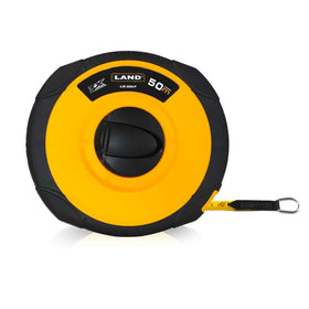 LAND 165FT fiberglass tape measure front view for site work