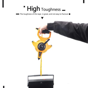 LAND 165ft tape open reel used on-site for surveying tasks