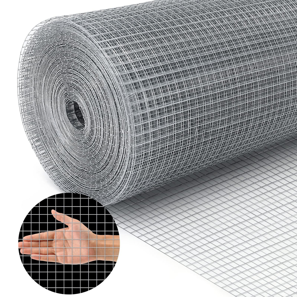Land Guard 19ga hardware cloth roll for durable poultry fencing and garden protection.
