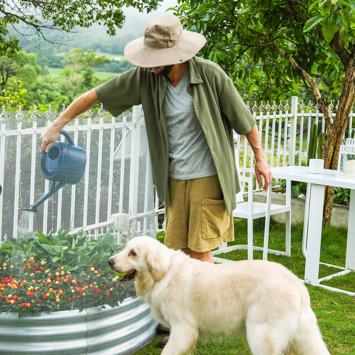 Land Guard easy-install fence roll simplifies DIY fencing projects.