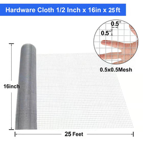 Land Guard half-inch square mesh provides versatile fencing for poultry and small pests.