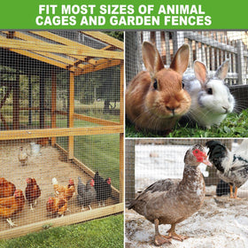 Land Guard poultry netting protects chickens, ducks, and rabbits from predators.
