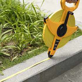 LAND heavy-duty fiberglass tape case suitable for engineering and runway construction.