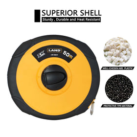 LAND measuring tool in use on construction or landscaping sites