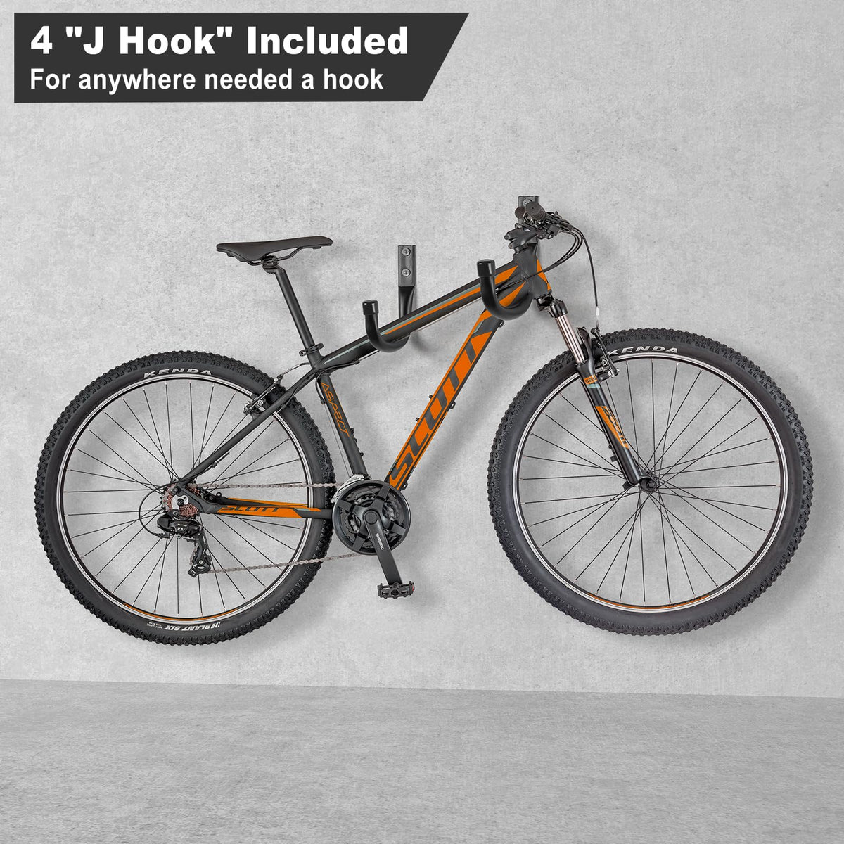 LANDNEOO J-hook and versatile hooks optimize hose and extension cord storage.