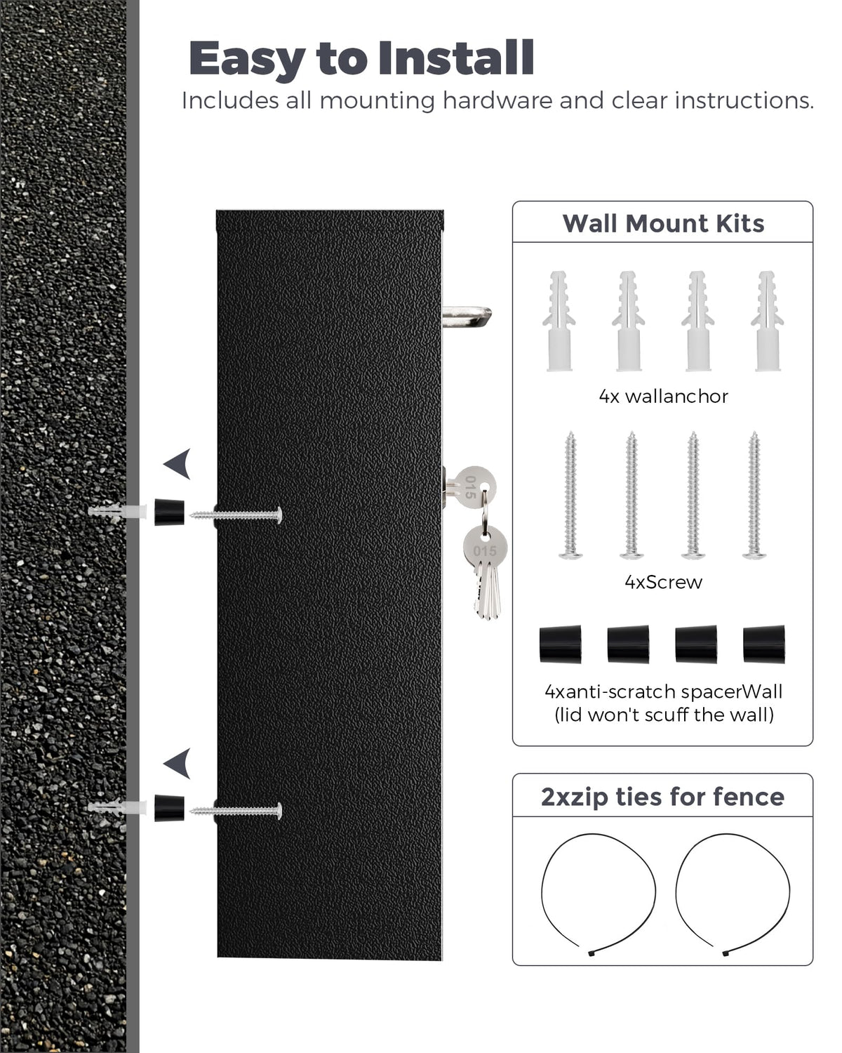 LAND·VOI easy assembly with included tools and guide.