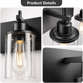 Lanhall vanity light with E26 base fits standard fixtures for versatility.