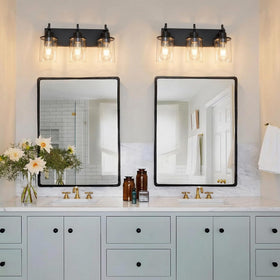 Lanhall rustic 3-light design suits bathrooms, bedrooms, and hallways.