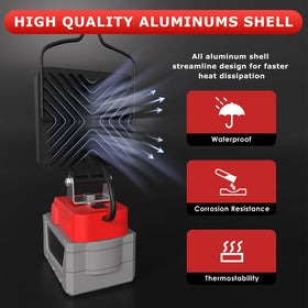LANKA heat-dissipation aluminum grooves help maintain brightness during use.