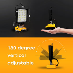 LANKA IP66 waterproof lamp head supports outdoor work in rain or dust.