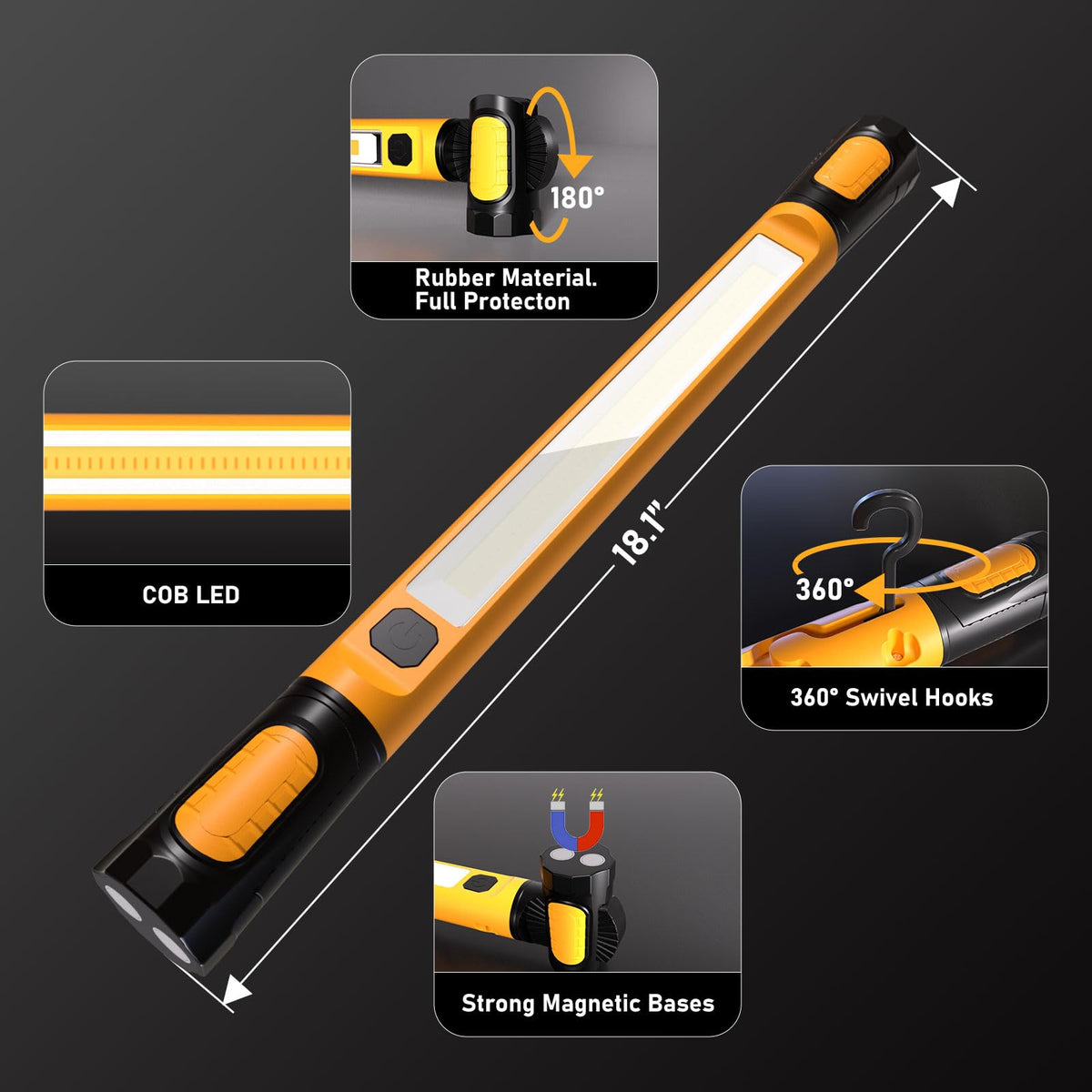 LANKA magnets and hanging hooks enable secure mounting in workshops