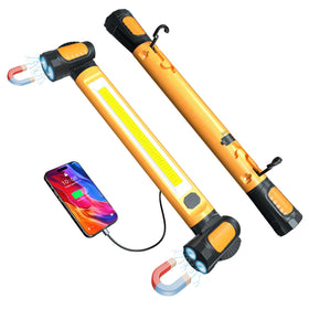 LANKA work light attached under the hood with magnets for hands-free use