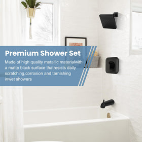 Lanmun Genta red/blue temperature indicator supports safe shower adjustments.