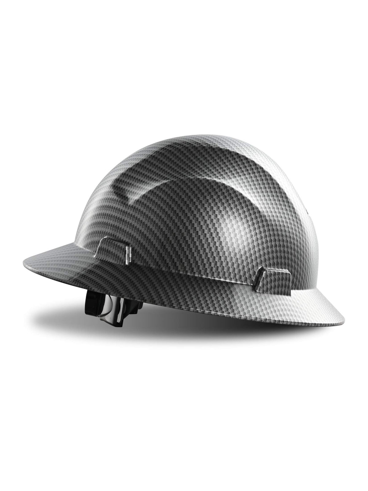 LANON full brim hard hat in charcoal texture for durable site protection.