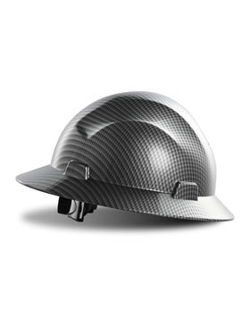 LANON full brim hard hat in charcoal texture for durable site protection.