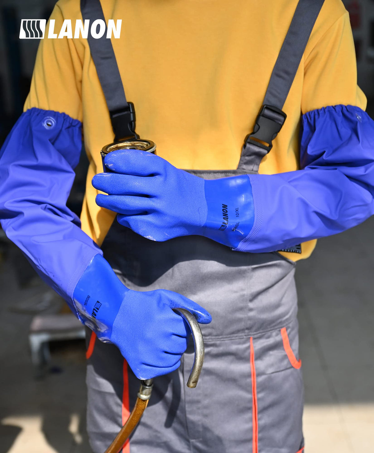 LANON Intertek-certified PVC gloves meet safety standards.