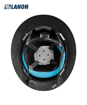 LANON Protection OSHA ANSI compliant full brim hard hat, safety and compliance focused.