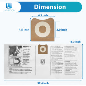 LANROON VF3502 nozzle-end collar improves particle containment.