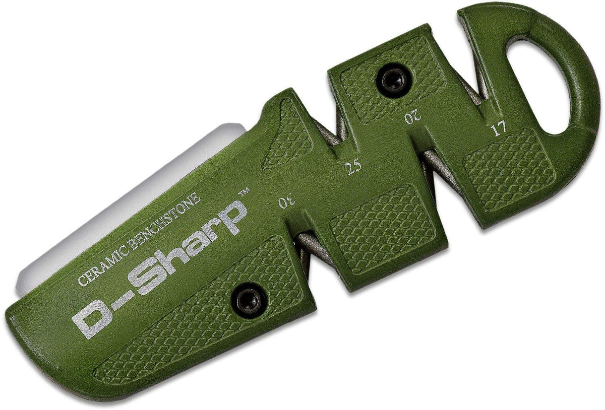 Lansky D-SHARP green diamond pull-through sharpener for precise edge angles