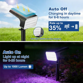 LANSOW 120-degree adjustable head directs light precisely.