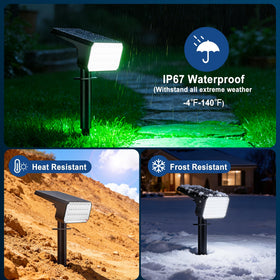 LANSOW auto on/off solar lights activate automatically at dusk.