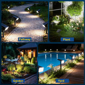 LANSOW pathway light brightens driveway for safer navigation