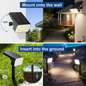 LANSOW pool patio light provides soft glow around outdoor living area
