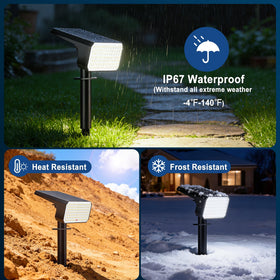 LANSOW tree spotlight highlights landscape with wide 120-degree beam