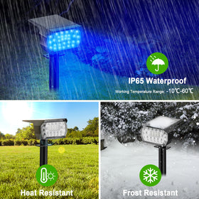 LANSOW IP65 durable ABS construction withstands rain and snow