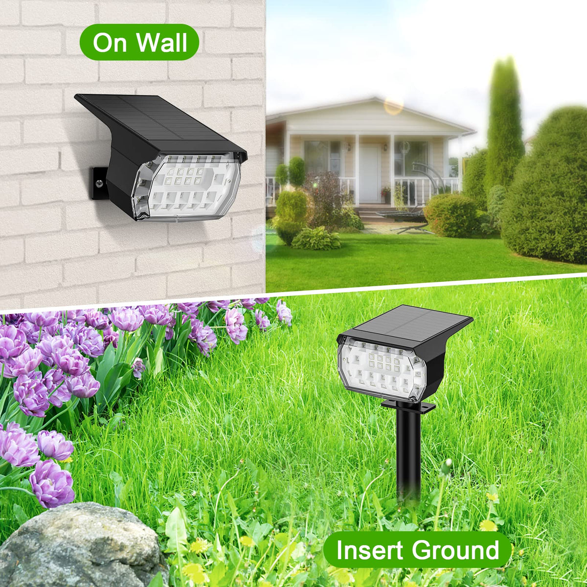 LANSOW wall-mount option saves space while lighting pathways