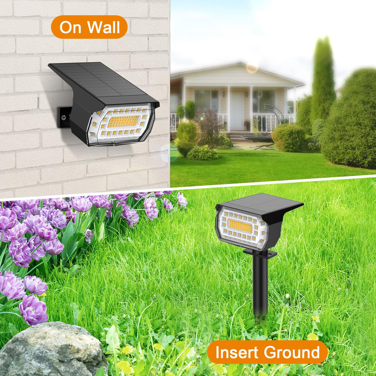 LANSOW ground installation option for flexible placement along paths