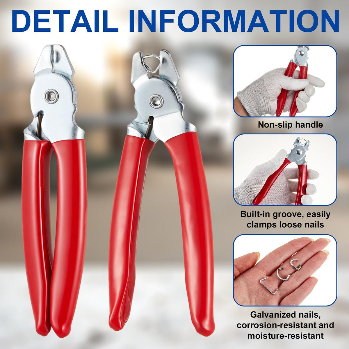 Lanties 300 pieces hog rings for versatile DIY projects.