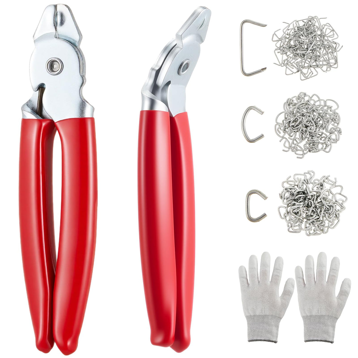 Lanties hog rings kit straight pliers securing cages efficiently.