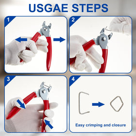 Lanties protective gloves provide grip and safety during fastenings.