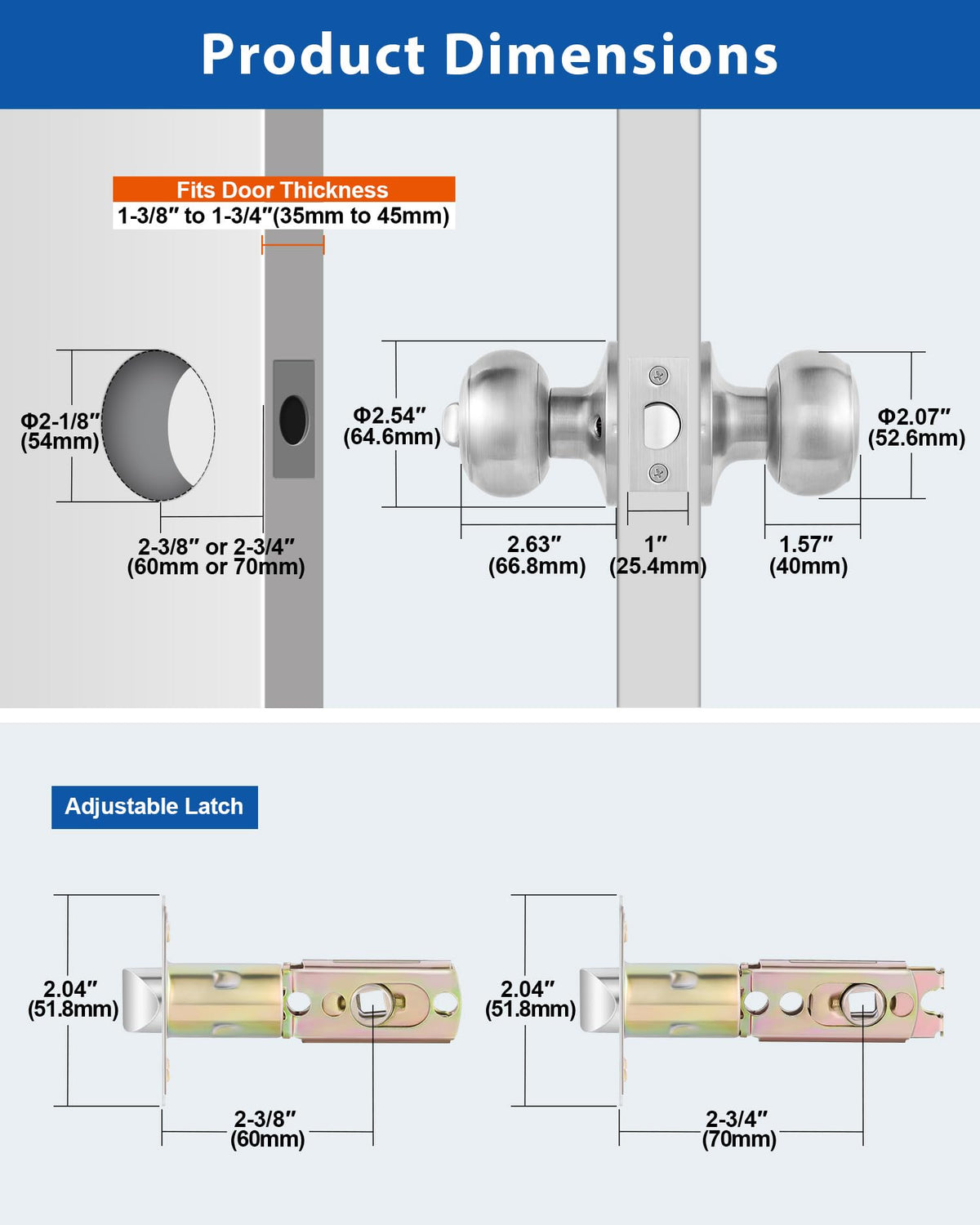 Lanwandeng ANSI Grade 3 hardware signifying reliable, long-lasting performance.