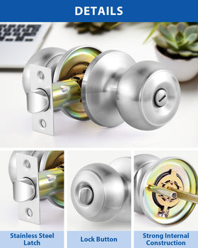 Lanwandeng door thickness compatibility from 1-3/8 to 1-3/4 inches.