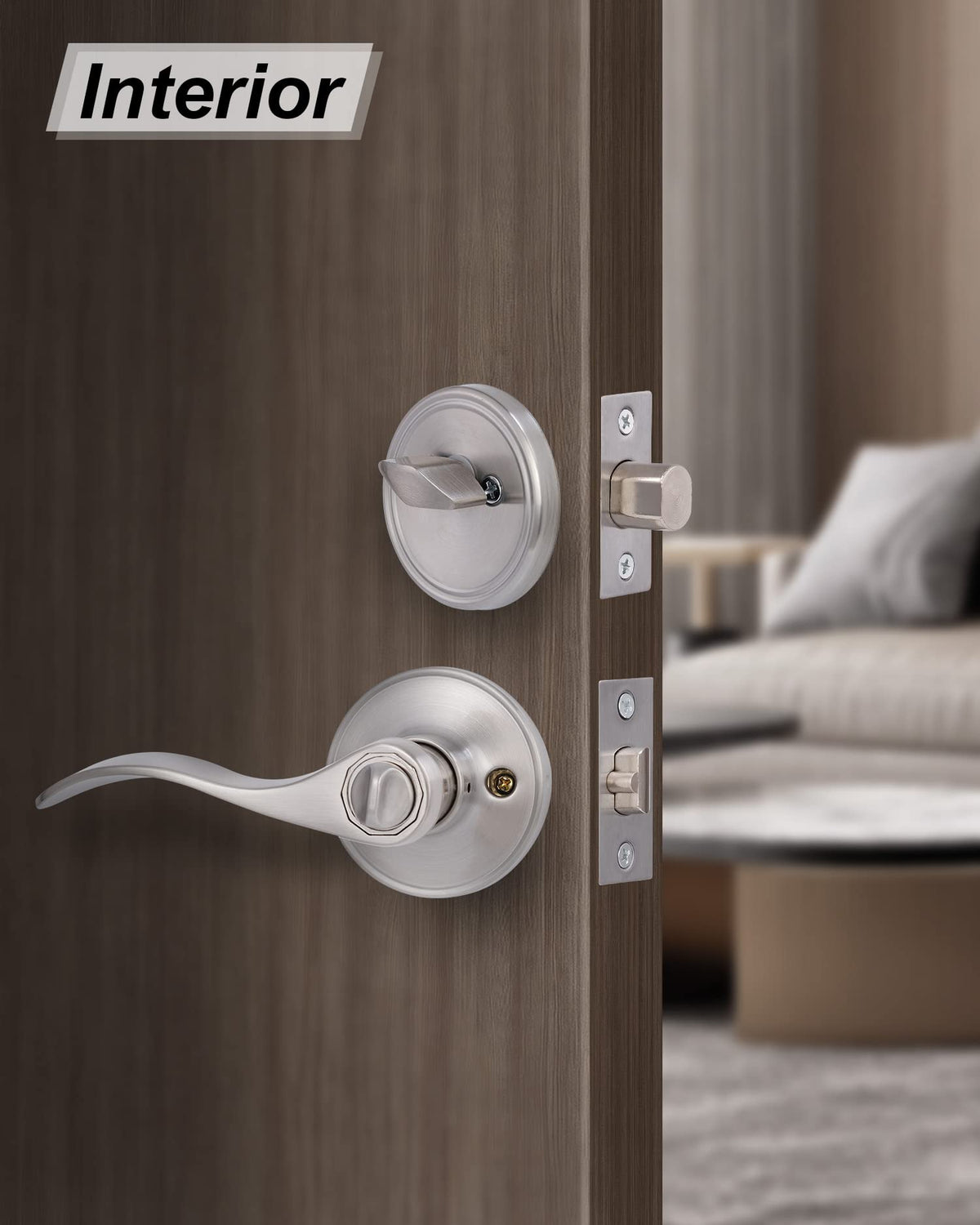 Lanwandeng latch and strike plate included for simple installation.