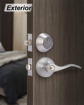 Lanwandeng reversible lever fits left or right-handed doors.