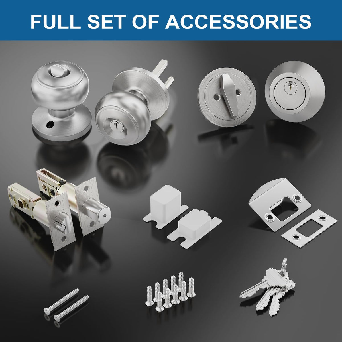 Lanwandeng stainless steel knobs resist corrosion in daily use.