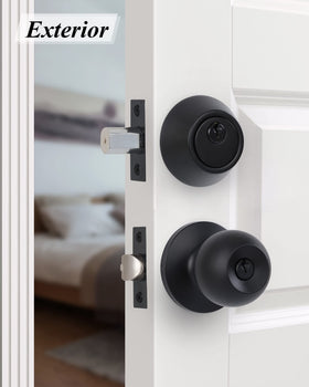 Two lock sets keyed alike from Lanwandeng in one package