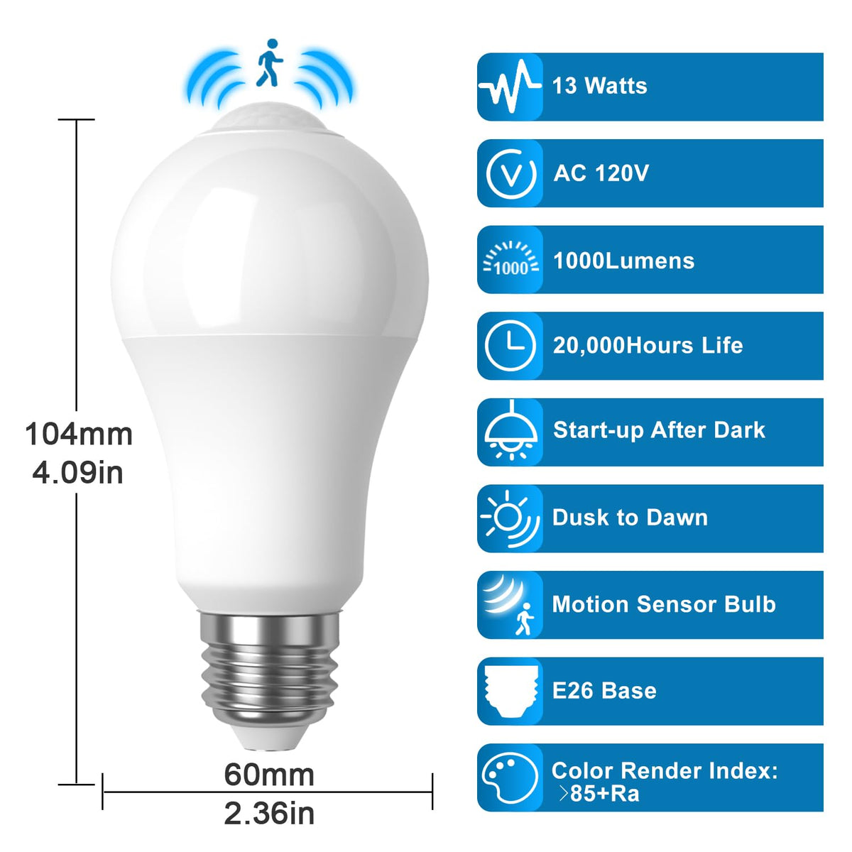 Lanyue bulb activates in basement or storage when motion is detected