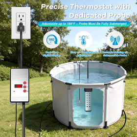 Laoaivena thermostat real-time display shows precise temperature