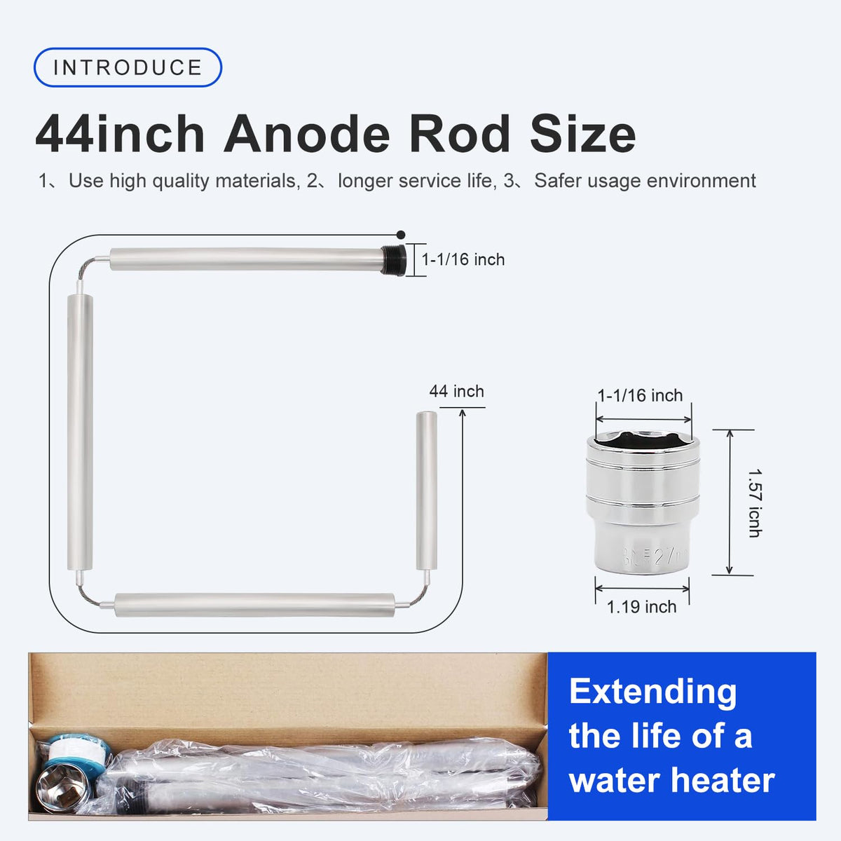 Laofudech 3-4in NPT thread compatibility ensures a broad tank fit.