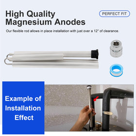 Laofudech Teflon tape included for secure sealing.