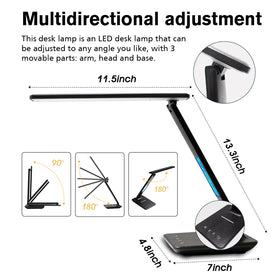 LAOPAO desk lamp with alarm clock helps manage routines