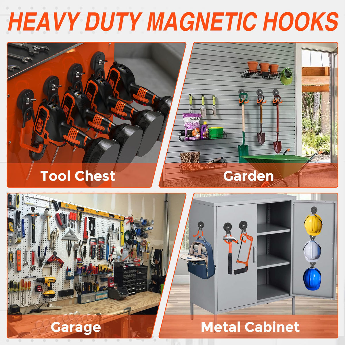 Laowu easy installation with no drilling or screws needed on metal surfaces.