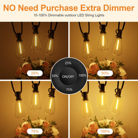 LaPitio outdoor lighting with remote for convenient ambiance control